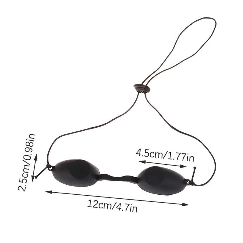 Safety Goggles Eye Protection Glasses Tanning Goggles Eyewear Eyepatch for Patients in IPL Infrared LED Light Therapy Silicone eye mask eye patch
