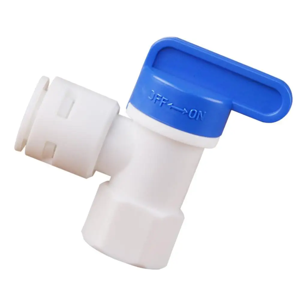 Premium Water Purifier RO Filter System Tank Ball Valve --- ID 1/4 inch to 3/8
