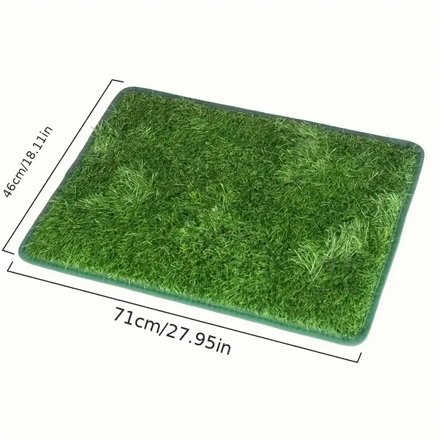Premium Washable Dog Training Mat-Indoor/Outdoor Grass Trimmer，Convenient for potty training and odor control 6