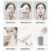 100PCS Natural Disposable Face Towel Travel Facial Cleansing Wet And Dry Makeup Remover Pearl Cotton Soft Makeup Nonwoven Towel 4