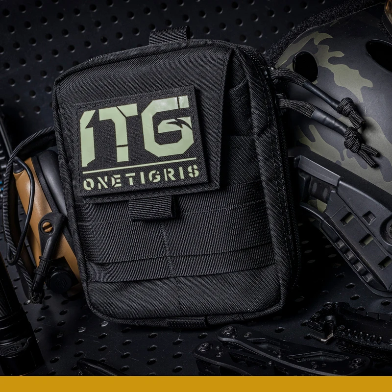OneTigris MOLLE Pouches Tactical Organizer Medical Pockets Gadget EDC Utility First Aid Kit Bag Camping Treatment Emergent Pouch