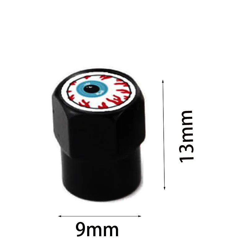 4 Pcs Car Tire Valve Caps Style Tire be dust-proof Valve Cap Aluminum Wheel Stem Air Caps Car Universal Accessories