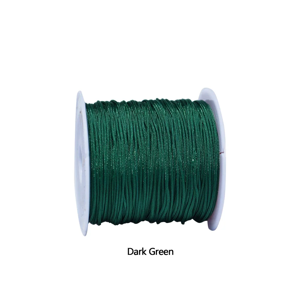 Premium 0.8mm Nylon Cord for DIY Jewelry and Craft Projects - 20M Roll