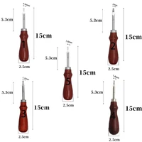 Leather Common Edge Beveler Skiving Craft Keen Edge Cutting Tool for Beveling V-shaped Blade with Rounded Center Taking The Edge 6