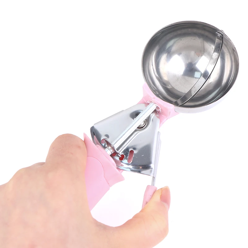 Ice Cream Scoop Ice Cream Scoop Stainless Steel Spoon Metal cream Cookie Baller Ball Maker Melon Fruit Kitchen Tools
