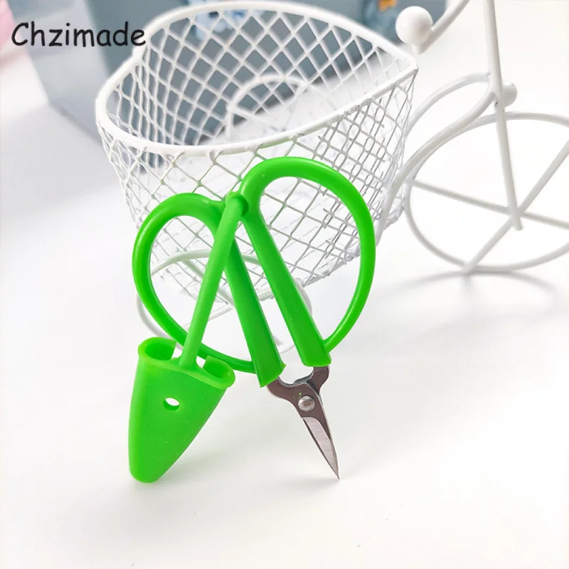 Chzimade 1Pcs Mini Stainless Steel Hand Scissors For Clothes Thread Cutter Diy Portable Embroidery Sewing Scissors Tools sculptural needle felting Needle Arts & Craft