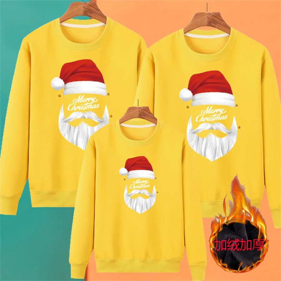 thumbnail image 1 of Conjuntos familiares a juego para Navidad, camiseta navideña, sudadera con ciervos, conjunto para madre, padre, hija e hijo, suéteres de invierno para bebés, niños y adultos, 1 of 5