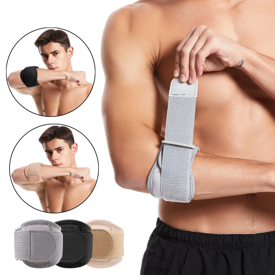 

1Pcs Elbow Braces for Tendonitis,Tennis Golf Elbow Forearm Brace Strap and Compression Pad,Wraps Elbow Support Band Relieve Pain