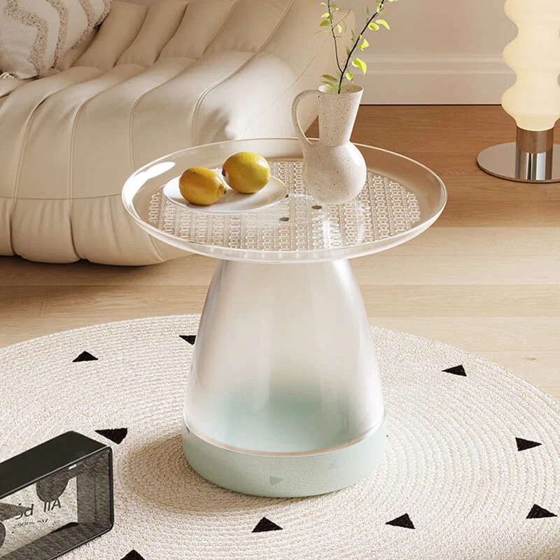 

Скандинавский прикроватный столик для дивана Ins кремовый ветровой простой современный для гостиной маленькие круглые столы домашний креативный прикроватный столик мебельные мешки