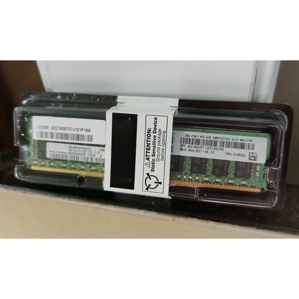 1PCS Server Memory For Lenovo 4ZC7A08707 01KR353 16GB DDR3 2933 1RX4 PC4-2933Y-RDIMM 5 1PCS Server Memory For Lenovo 4ZC7A08707 01KR353 16GB DDR3 2933 1RX4 PC4-2933Y-RDIMM - Image 3