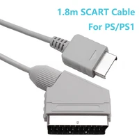 1.8M High quality Audio Video Scart Cable for Playstation 1 Console game scart AV cord for PS/PS1 - Image 2