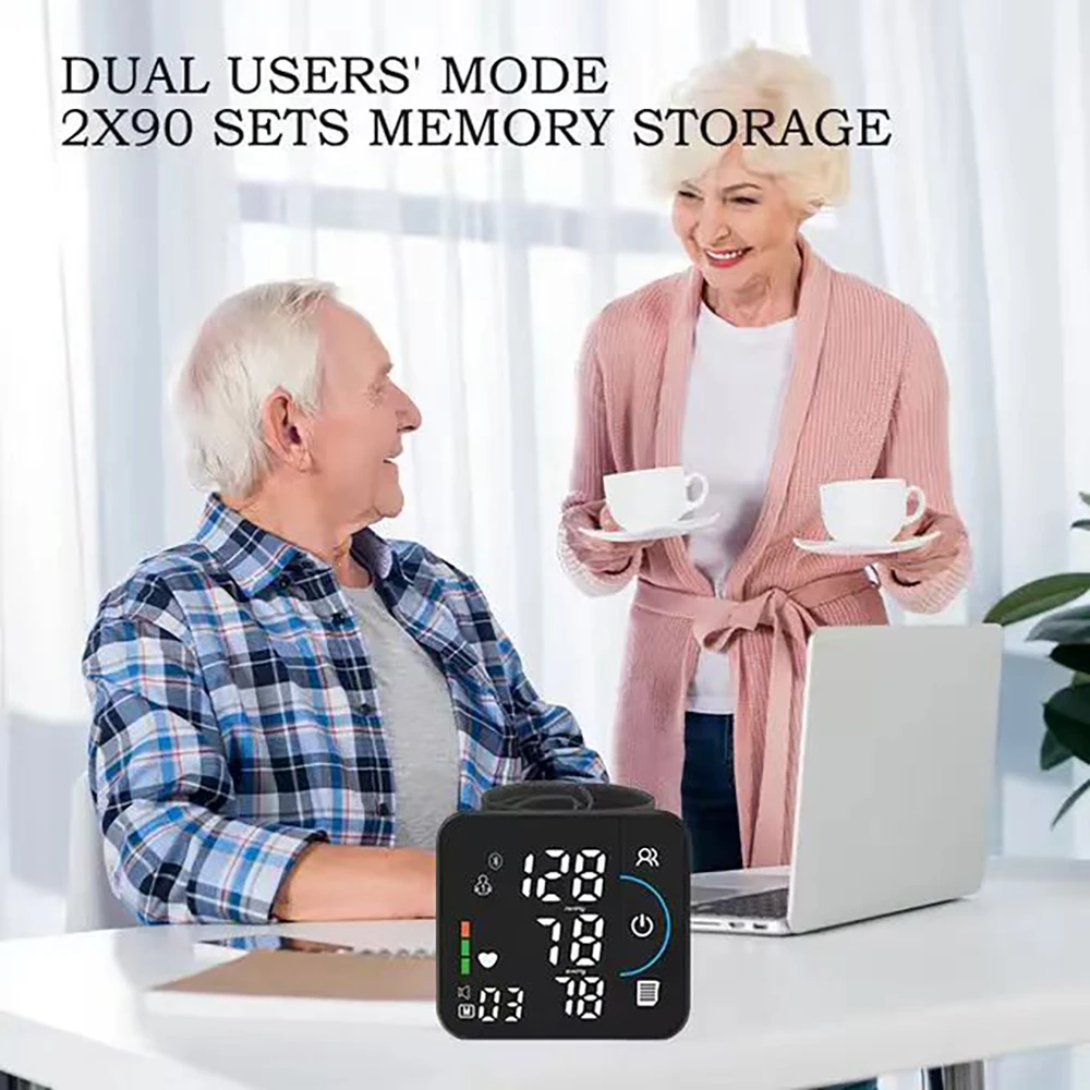 Bluetooth charging Blood pressure monitor West Voice Sphygmomanometer wireless data storage arrhythmia detection 2