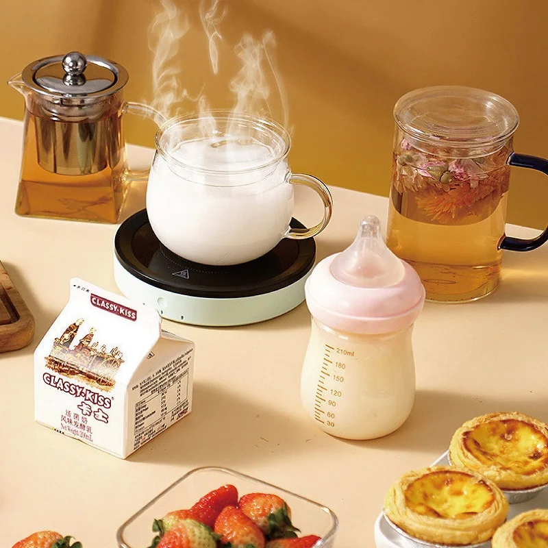 110V/220V Cup Heater Coffee Mug Warmer Hot Tea Maker Electric Hot Plate Heating Pad 3 Gear Warmer Coaster Thermal Mug Heater 36W 2