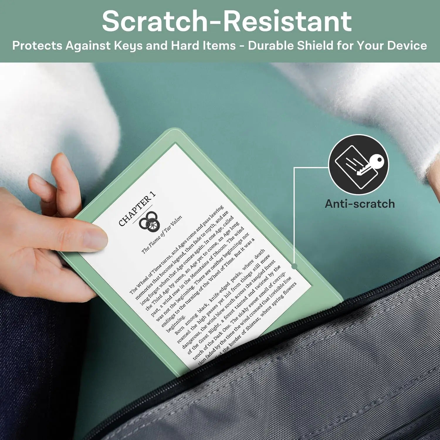 HD Tempered Glass Screen Protectors - 2 Pack, 6-Inch, Anti-Scratch Protective Film
