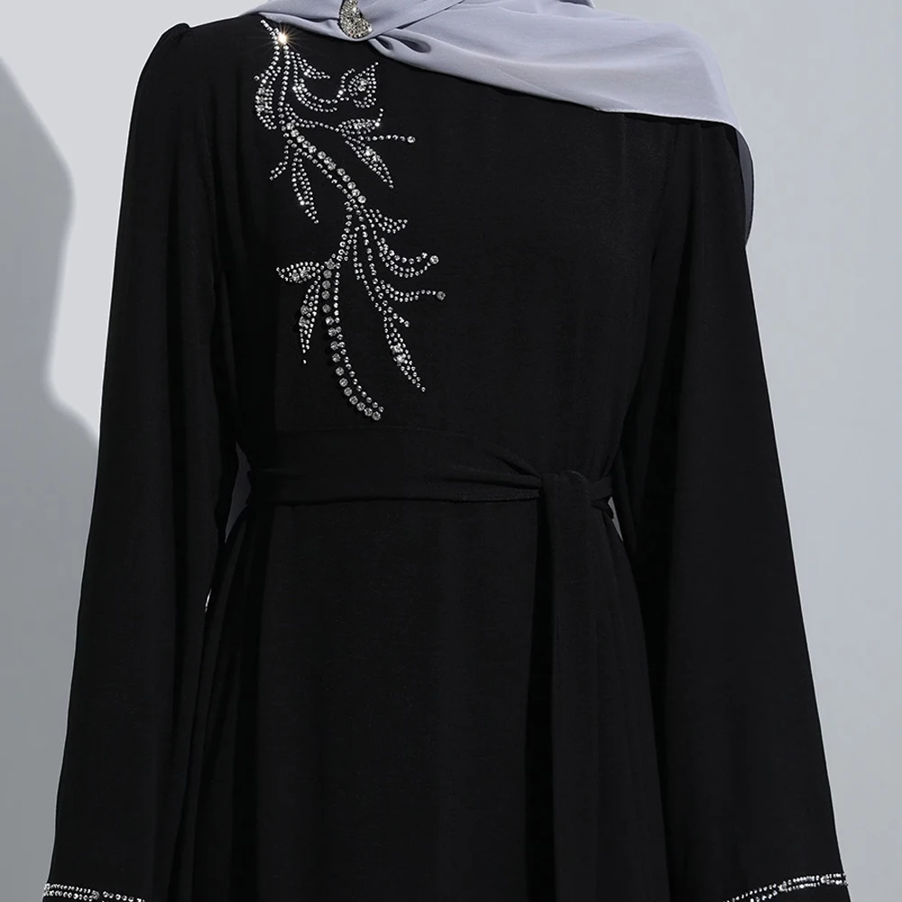 عبايات إسلامية بأكمام طويلة عالية الجودة فساتين إس...