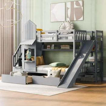 Bunk Bed with Slide 1