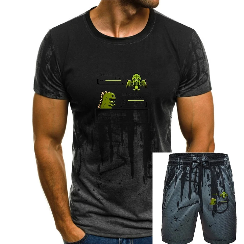 

Men tshirt A Wild CTHULHU Appeared Printed T-Shirt tees top