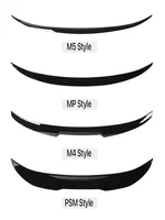 Rear Bumper Trunk Spoiler Lip Roof Carbon Boot Spoiler Wing M5 MP M4 PSM For BMW 5 Series F10 2010-2017 Car Accessories 3