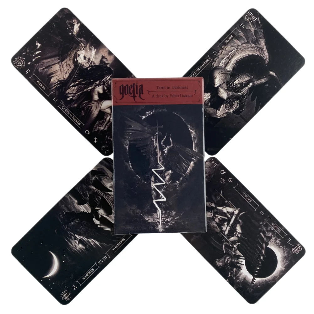 

Tarot In Darkness Cards A 78 Deck Oracle English Divination Edition Borad Playing Games