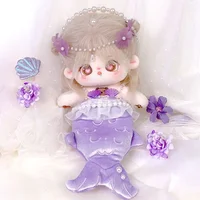 Mermaid 3-piece set, 4-piece set, 20cm cotton doll clothes, baby clothes 1