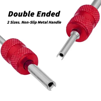 العالمي صمام الإطارات الأساسية ينبع مزيل مفك السيارات شاحنة دراجة عجلة أداة إصلاح الاستخدام المزدوج اكسسوارات السيارات مزيل الإطارات - Image 2