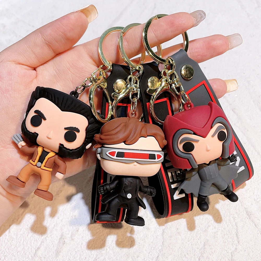 X-Men keychain doll creative Wolverine bag pendant car key chain