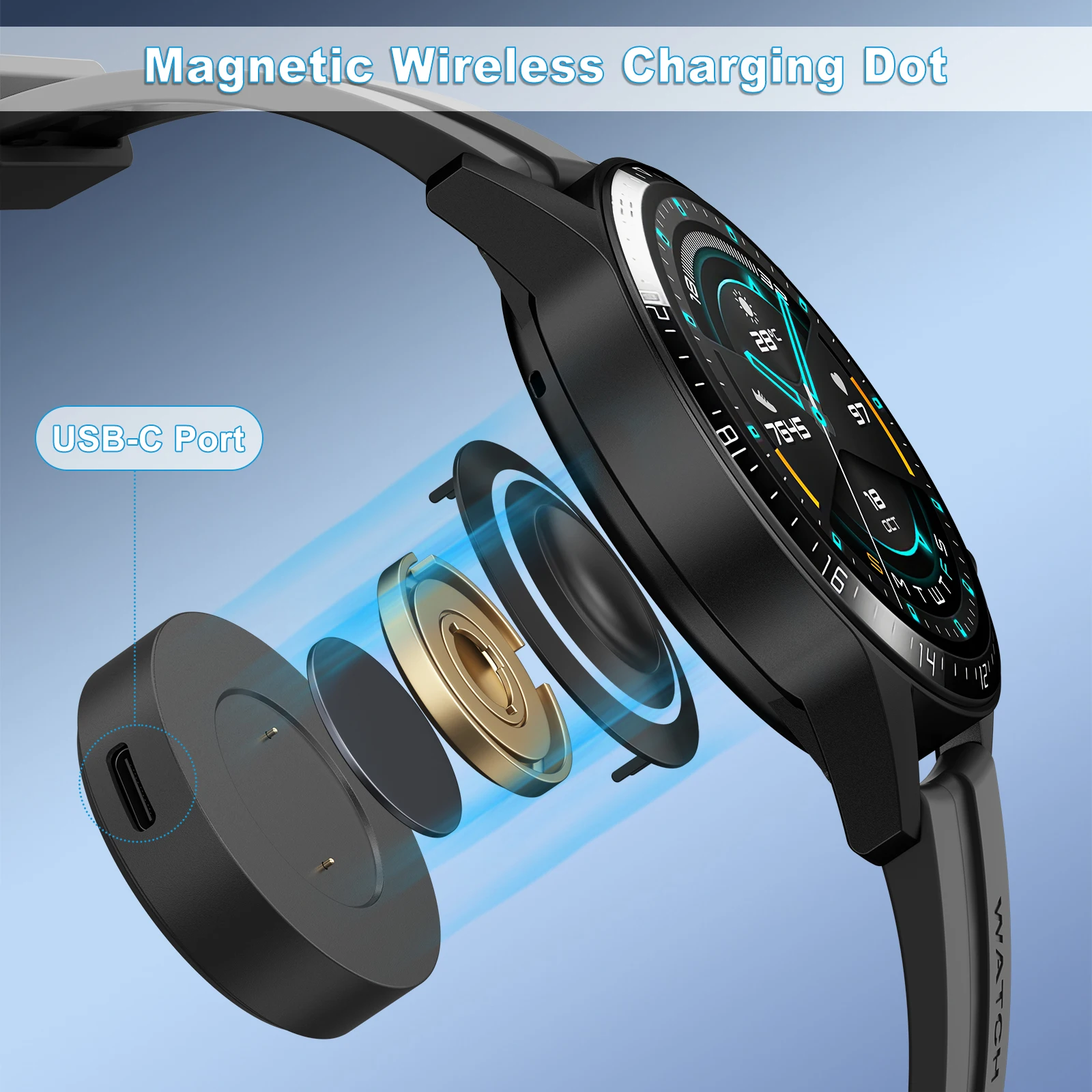 Uhr Lade Einzigen Kopf Für Huawei Uhr GT/GT2 46mm 42mm GT 2e Lade Dock Für honor Magie Watch2 46mm 42mm Ladegerät Kopf – Detail 2