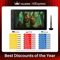 Huion Graphic Monitor Kamvas Pro 16 Drawing Tablet Screen 15.6 Inch Digital Tablets Draw Display with Battery-free Stylus Pen 1