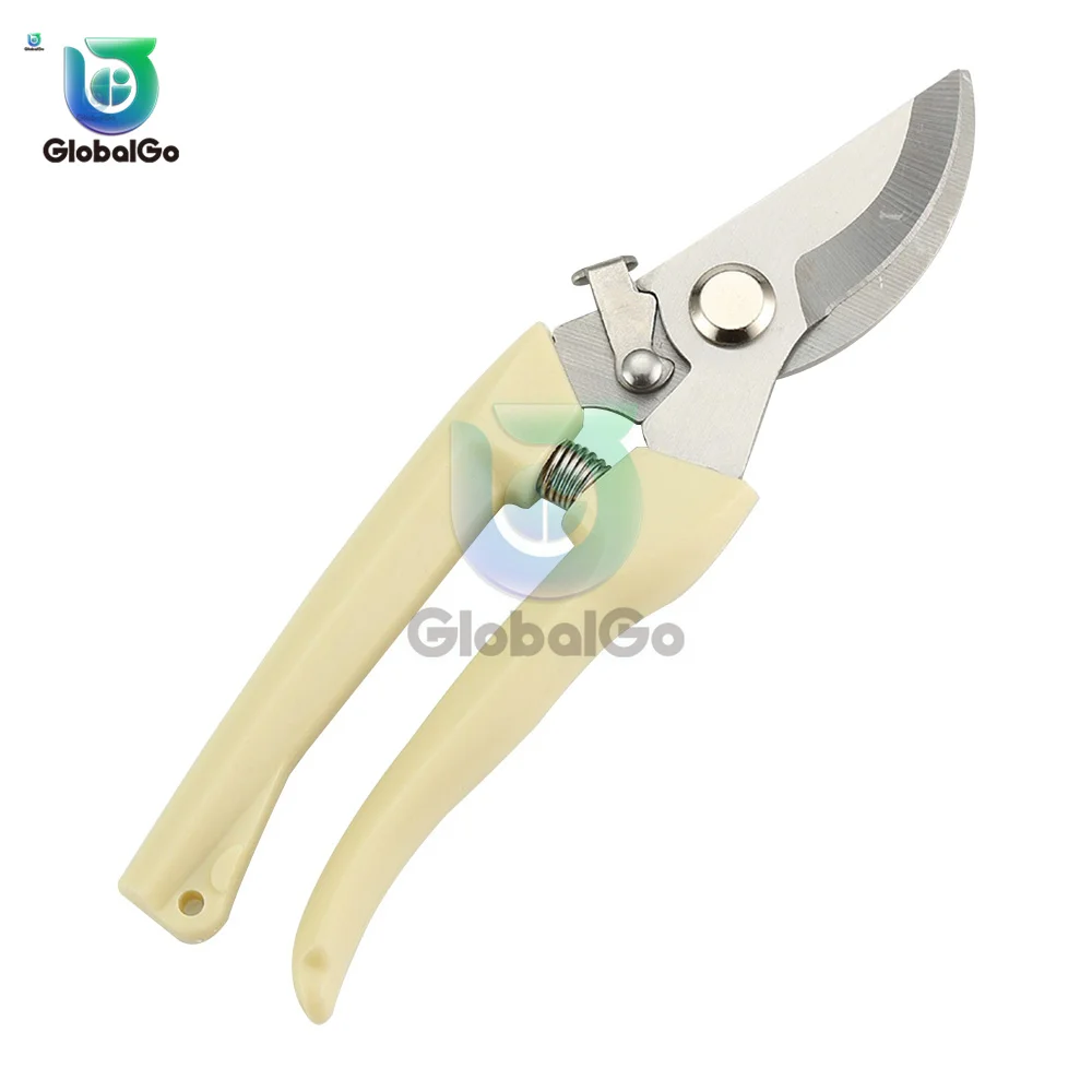 Description Picture 2 of itemGarden Pruning Shear Straight Blade Shears Stainless Steel Elbow Cut Tools for Shrub Trimmer Household Leaf Potted Branch Pruner