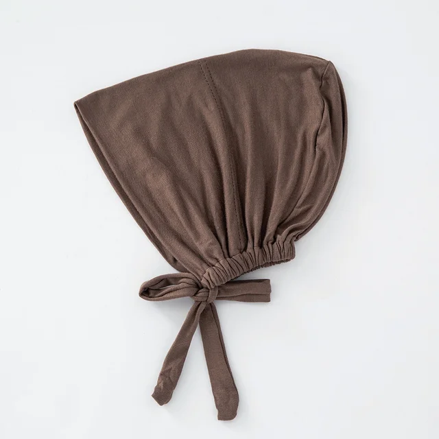 106590-05be1d.jpg 82 couleurs cravate dos sous-embouts mode femmes intérieur Hijab casquette musulmane Bonnet plaine islamique coton Spandex Jersey DEW sous-écharpe