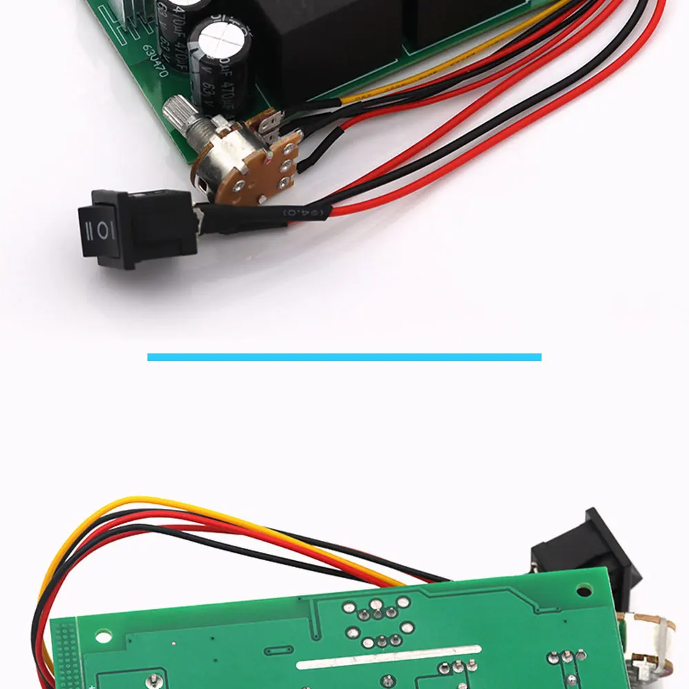 PWM-Geschwindigkeit elektronisch 40 A DC12 V/24 V/36 V/48 V Bürstenmotor-Controller Maximale Leistung von 2000 W Dritten Gang Vorwärts/Rückwärts/Stopp – Detail 8