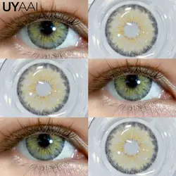 Vibrant Brown Color Contact Lenses - Fashionable Korean - Inspired Design with Diopter Options (Honey Coast)