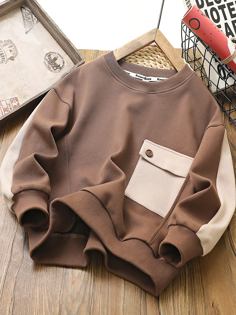 4 To 25 Years , New Spring Autumn Sweatshirt Boys Clothes Tops Baby Pullover Teen Kids Clothing Long Sleeves Hoodies Fall