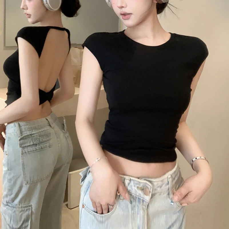 Polyester Summer Short Sleeve T Shirt for Women