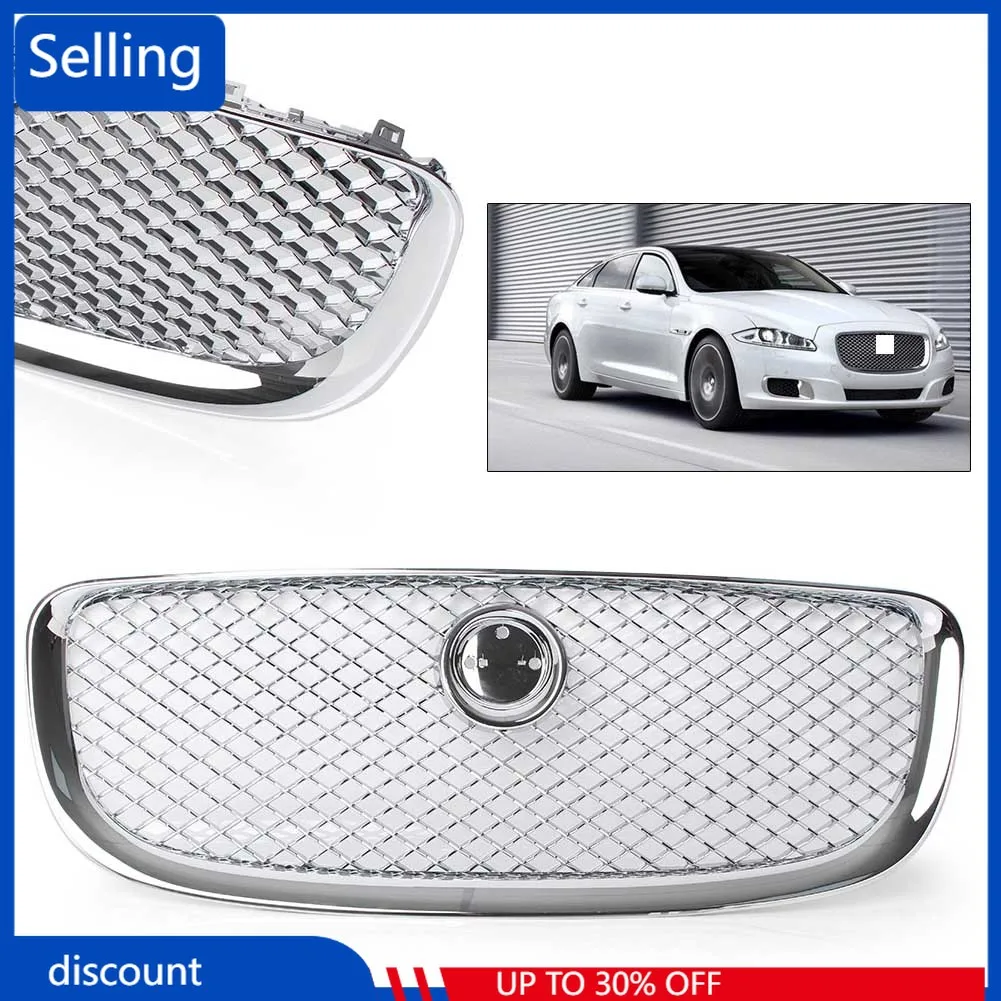 

Решетка передней решетки автомобиля, верхняя сетка, решетка для Jaguar XJ 2010 2011 2012 2013 2014 2015, хромированные автомобильные запчасти, аксессуары, быстрая доставка