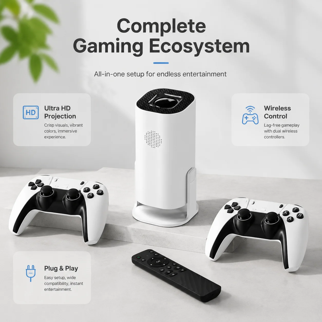 링란 P30PLUS 4K 스마트 LED 게임 프로젝터 듀얼 밴드 WiFi 블루투스 네이티브 안드로이드 폰 스크린 미러링 홈시어터