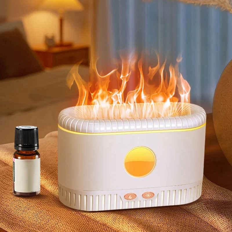 Description Picture 5 of itemUltrasonic Air Humidifier Aroma Diffuser Simulation Flame Light Silent Aromatherapy Essential Oil Difusor