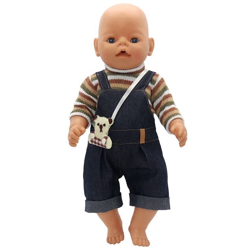 Baby Doll Boy Clothes 43 Cm Reborn Baby Doll Suit Children Girl Gifts Toys Wear