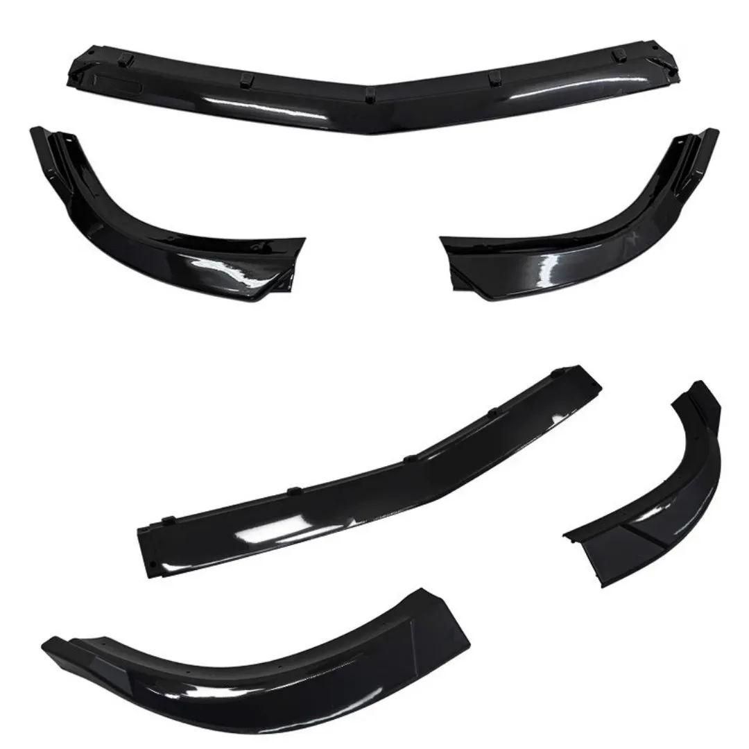 

Brilliant Black Carbon Fiber Front lip for Mercedes-Benz C-class W204 2012 2013 2014 modified C180 C200 C260 Auto Accessories