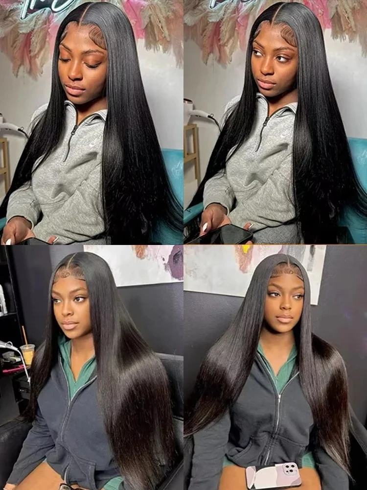 Rosabeauty Hair Straight 28 30 32 40 Inch Lace Closure 100% Natural Human Hair Bundles Deal Brazilian Remy Hair For Women 6