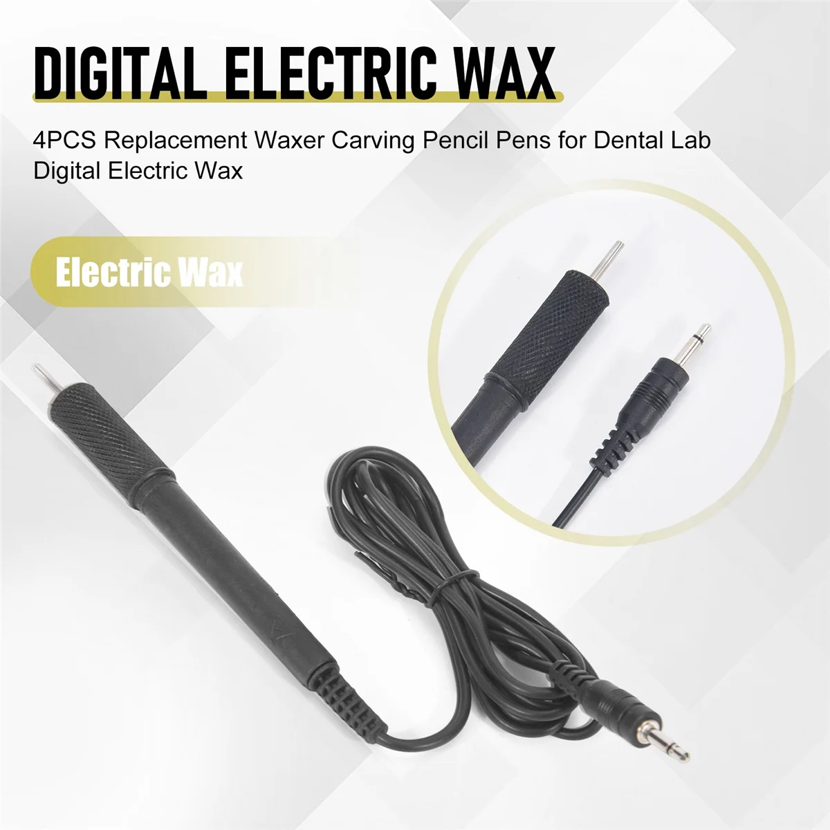 4PCS Replacement Waxer Carving Pencil Pens for Dental Lab Digital Electric Wax