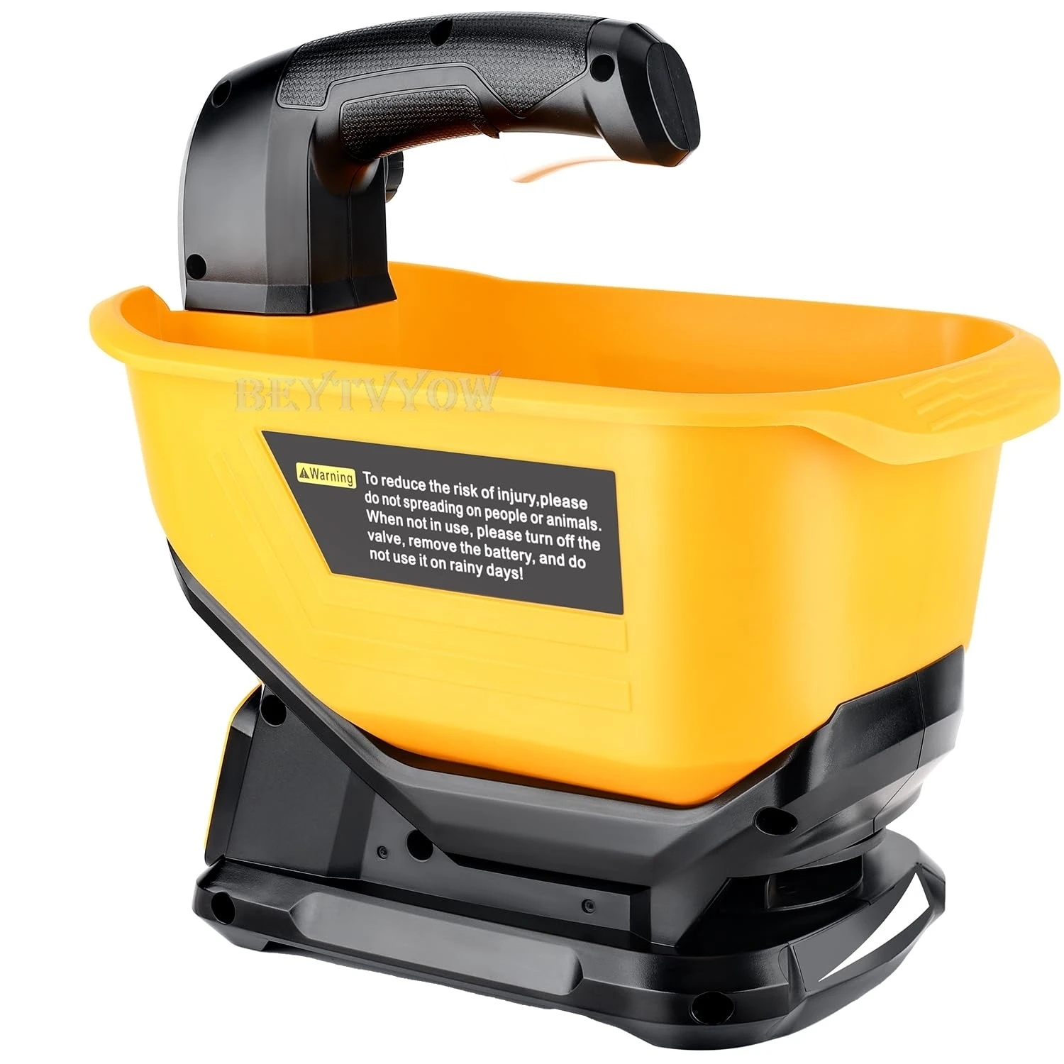 Cordless Salt Spreader for Dewalt 20V 60V Li-ion Battery Handheld Seed and Ferti