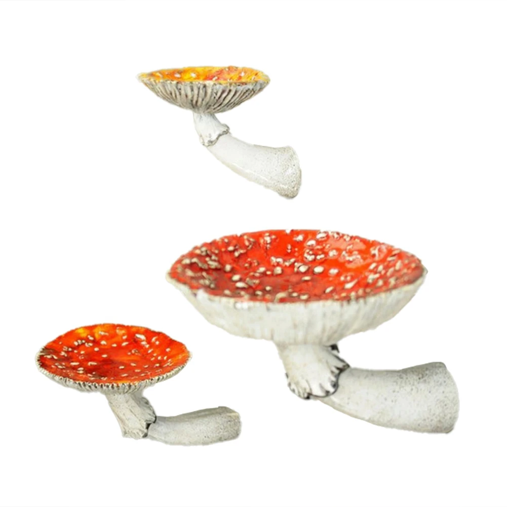 

3PCS Mushroom Hanging Shelf Wall Floating Shelf Hanging Decor Shelves for Bedroom Living Room Bathroom and More