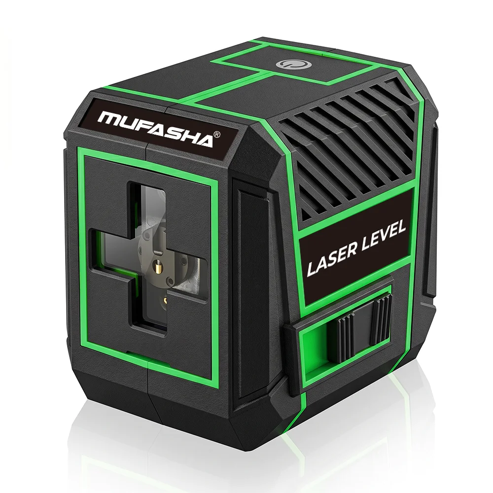 MG2 Laser Level Green Beam 2 Lines Self Leveling 120° Cross Line Angle DIY
