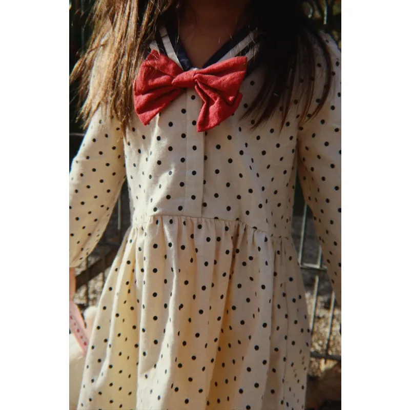 Girls' Clothing 26 Summer Children's Sets Ks Polka Dot Dress Orange Kitten Print Set Leopard Print Sets Cherry Suspender Skirt - 5