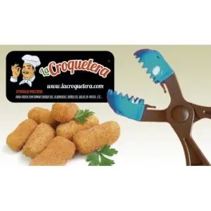  La Croquetera – Rojo – Utensilios multiusos con 4 moldes  intercambiables para hacer croquetas, albóndigas, bolas, sushi – Patentado  y fabricado en España : Hogar y Cocina