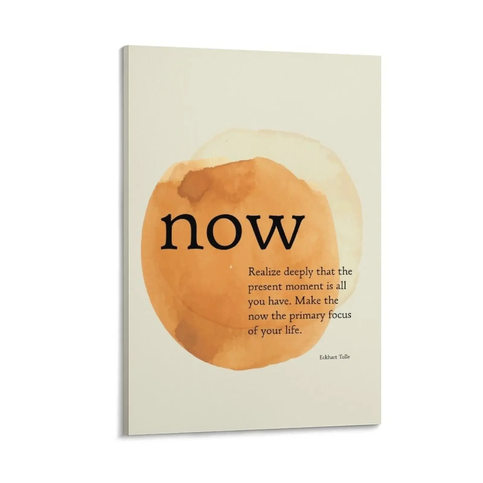 

Now, The Power of Now, Eckhart Tolle Canvas Painting room decorations for men art mural