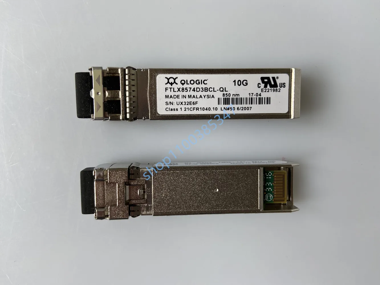 qlogic sfp 10g transceiver/FTLX8574D3BCL-QL/QLOGIC 10G 850NM SFP+/qlogic 10g sfp Transceiver/qlogic 10g adapter/qle hba sfp