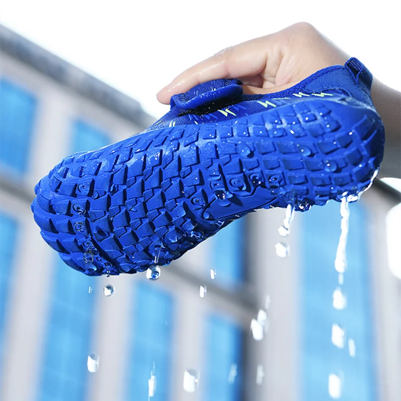 Children Non Slip Outdoor Water Sports Shoe Boy Girl Quick-Dry Barefoot Breathable Beach Wading Shoe Elastic Surfing Aqua Shoes