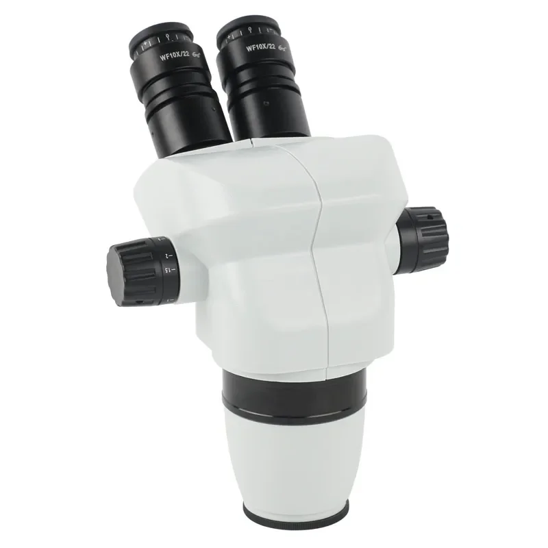 생물학 교육을위한 WF10X/22MM Focusable 접안 렌즈가있는 3.35X 6.7X 45X 90X 줌 쌍안 스테레오 현미경 배율 헤드